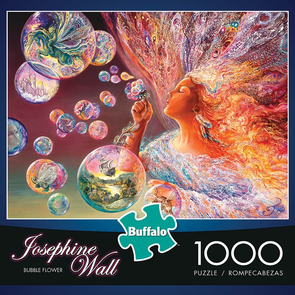 Amazon.com: Buffalo Games Josephine Wall: Bubble Flower - 1000